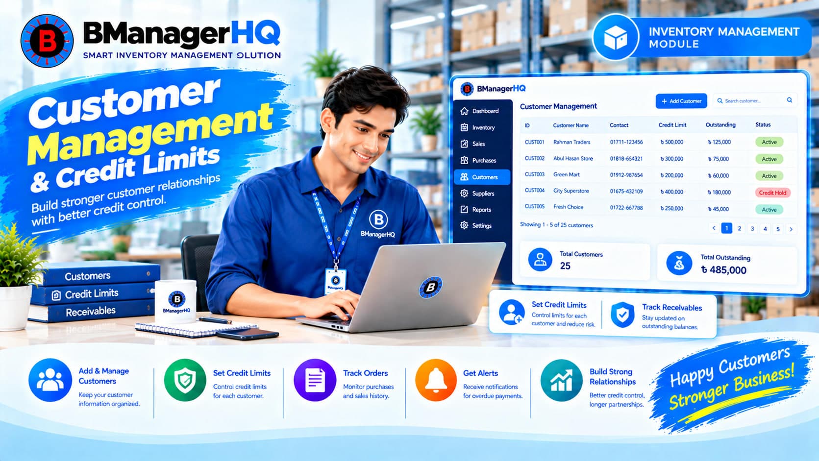 Customer Management & Credit Limit Software